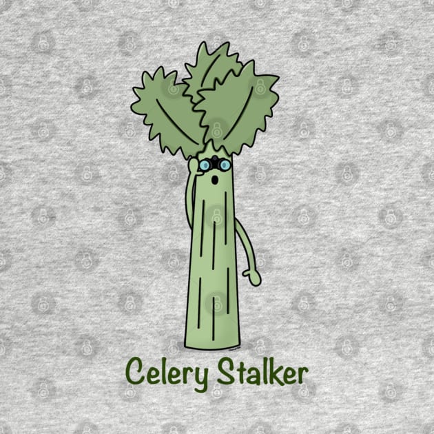 Celery stalker by Coconut Moe Illustrations